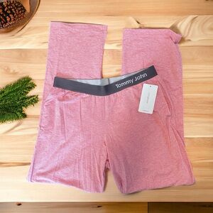 Tommy John women's heather melon lounge pants size Medium $64 NWT super soft!